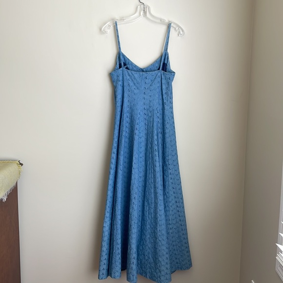 Michael Kors vintage denim eyelet dress size 8 - Picture 4 of 9